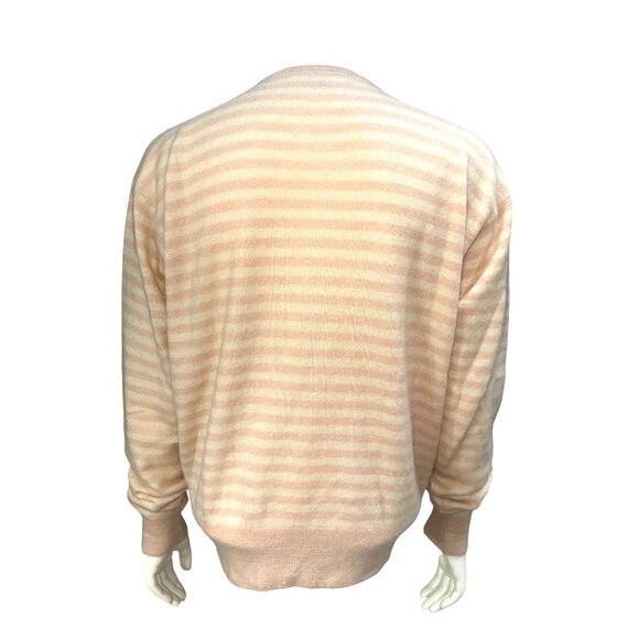 Nancy Heller Size 1 Blush Beige Cashmere Cardigan Quiet Luxury Knit Core - Picture 4 of 9